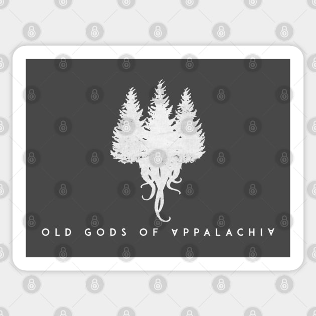 Old Gods of Appalachia: In The Pines Light Print Sticker by Old Gods of Appalachia